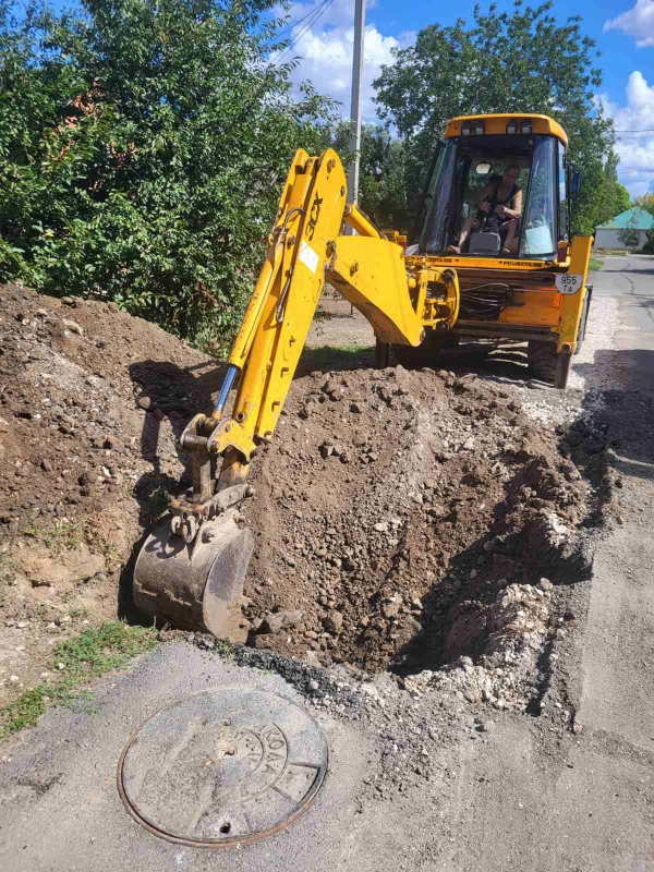 Устранение порыва магистральной тепловой сети по ул. Северная в г. Тирасполь