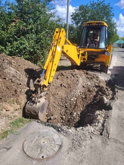 Устранение порыва магистральной тепловой сети по ул. Северная в г. Тирасполь