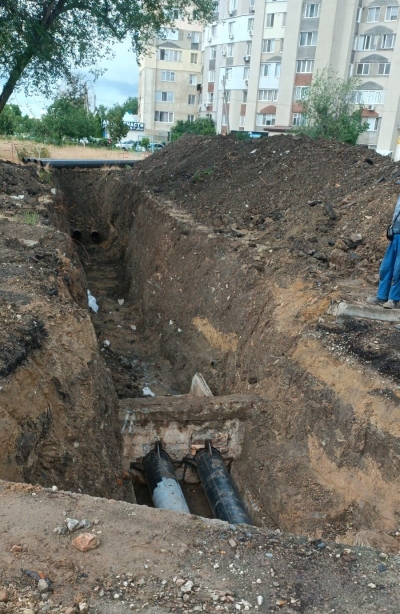 Замена магистральной тепловой сети по ул. Одесская,145  в г. Тирасполь