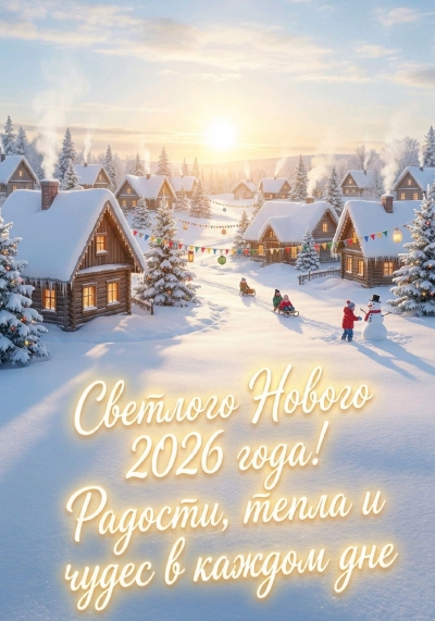 Уважаемые коллеги и друзья! Поздравляем вас с Новым, 2026 годом и Рождеством Христовым!
