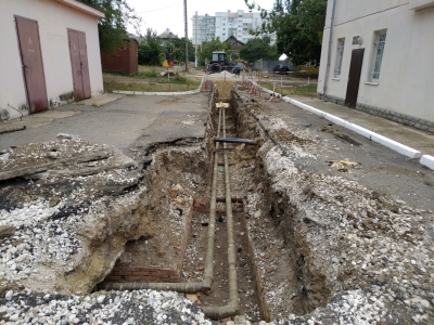 Замена тепловой сети по ул. Гоголя в г. Тирасполь